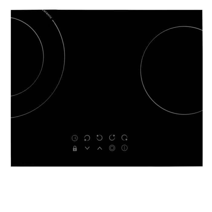 Встраиваемые варочные панели, Варочная панель электрическая EVELUX HEV 641 B