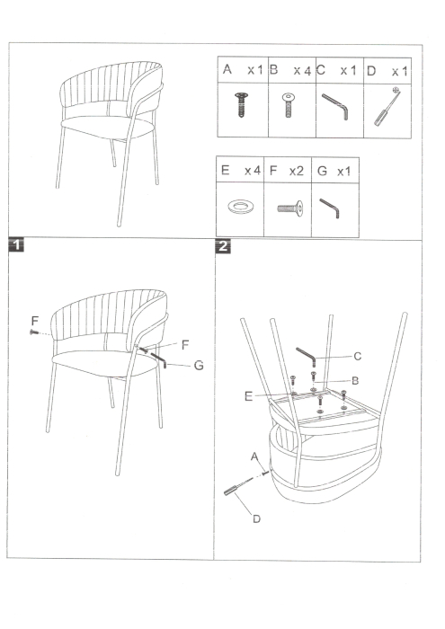 Стулья, Стул Whispered Fusion, золотой