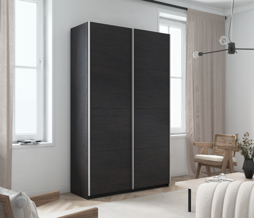 Шкафы-купе 2-х дверные, Шкаф Прайм дуо ДСП/ДСП 2300 x 1400 x 570