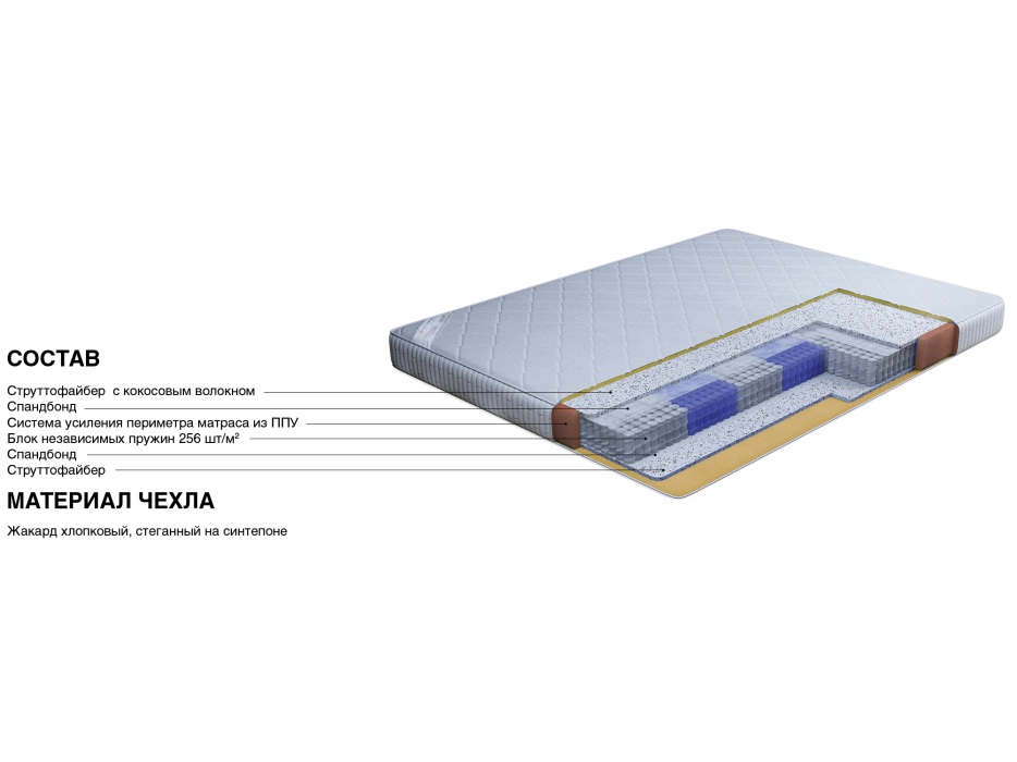 1400 x 2000, Матрас Престиж-Орлеан 1400*2000