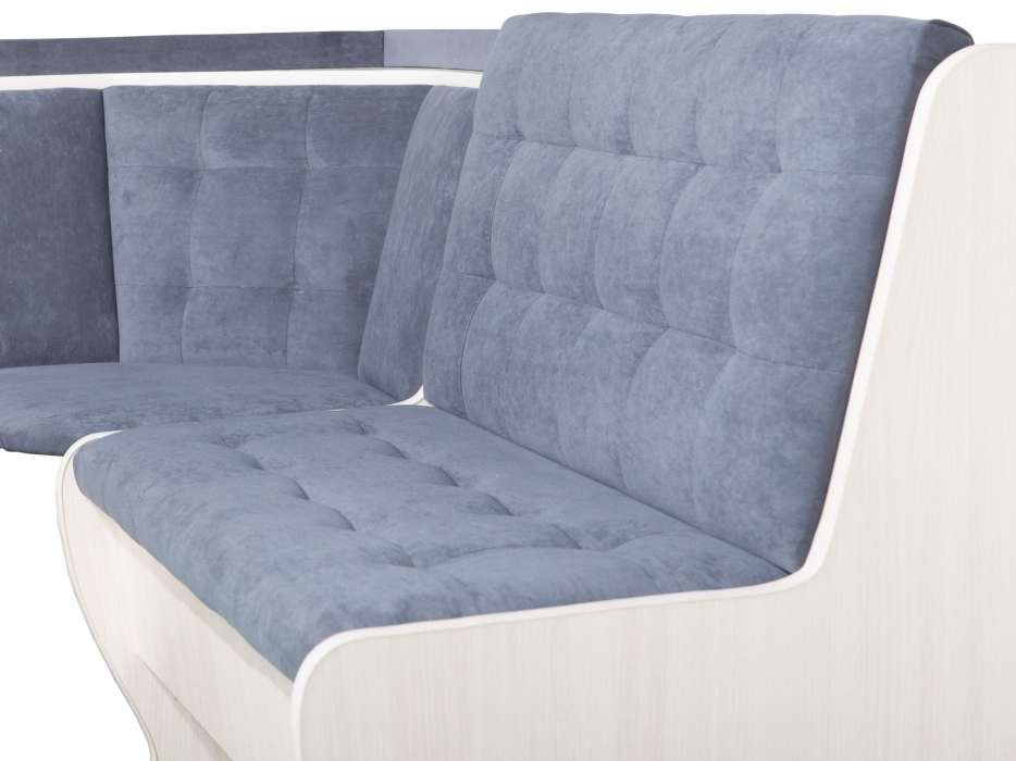 Кухонные уголки, Кухонный уголок Стиль 1Л Дуб млечный / велюр