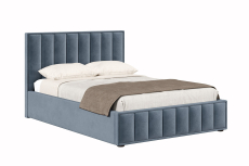 Мягкая кровать, Кровать Анкона 1400 с подъёмным механизмом, велюр