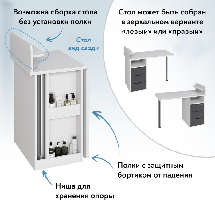 Прямые, Стол письменный С-405