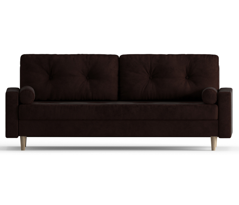 Диваны с ящиком для белья, Диван-кровать Belfast, независимый пружинный блок, велюр