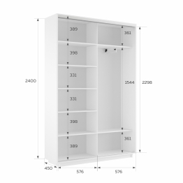 Шкаф-купе Экспресс 2-х дверный Фотопечать Квадрат Стекла 120х45х240