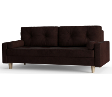 Диваны с ящиком для белья, Диван-кровать Belfast, независимый пружинный блок, велюр