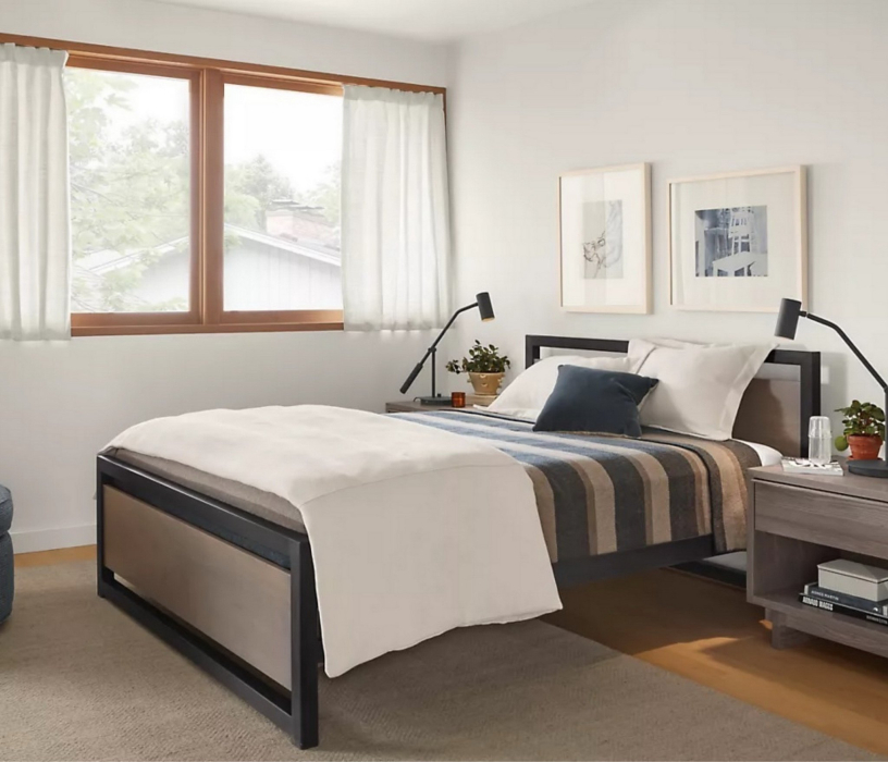 Кованые кровати, Кровать в стиле лофт Брайтон 1.6