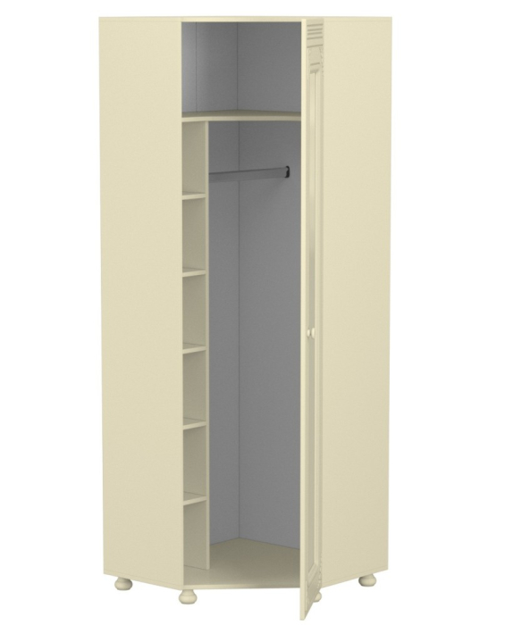 Угловые шкафы, Шкаф угловой Ассоль АС-52K с зеркалом (правый)