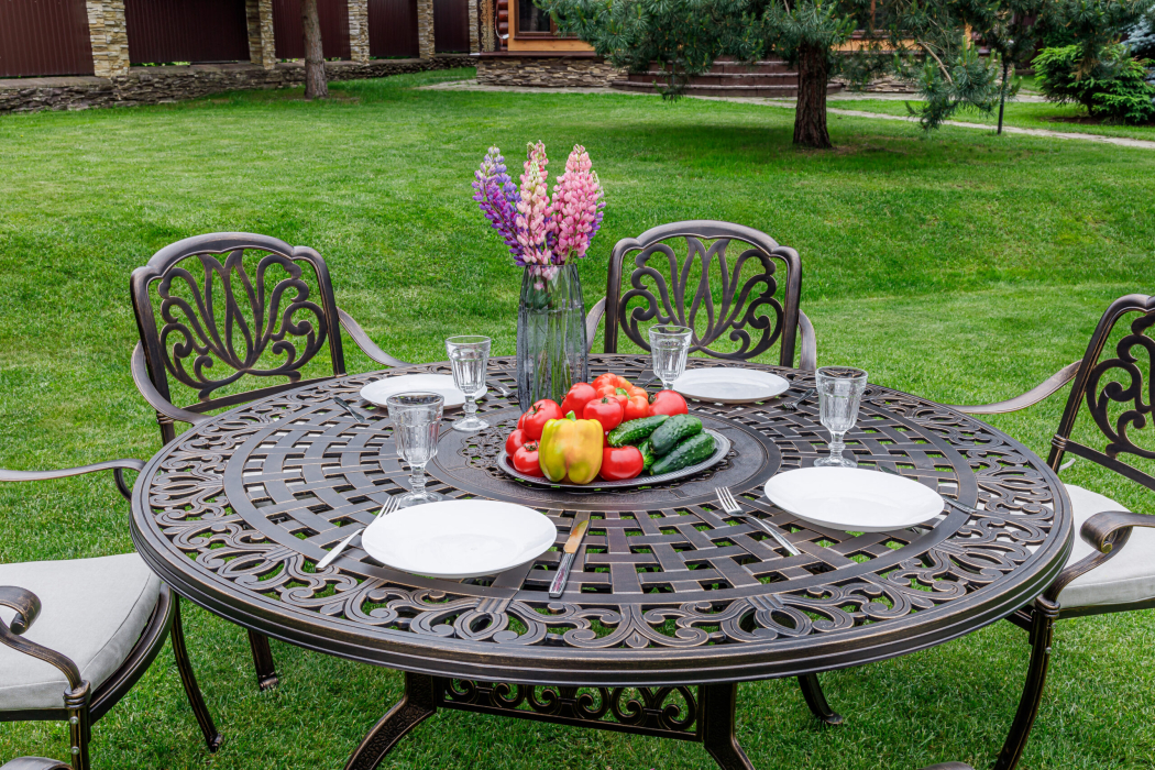 Комплекты мебели, Комплект из литого алюминия WILHELM на 6 персон