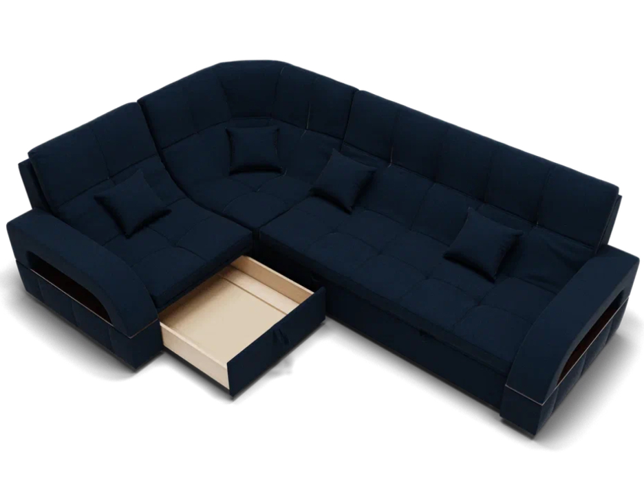 Диваны угловые в гостиную, Модульный диван Майами-3,микровелюр,антивандальная и водостойкая ткань,венеция