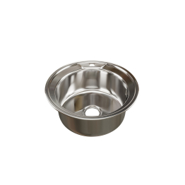 Мойка круг d 49 (0,6) с сифоном