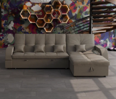 Диваны с ящиком для белья, Модульный диван Майами-2,микровелюр,антивандальная и водостойкая ткань,венеция