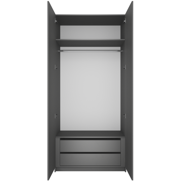 Шкафы распашные, Шкаф распашной Е1 Локер 101x52.5x220 см, с модулем