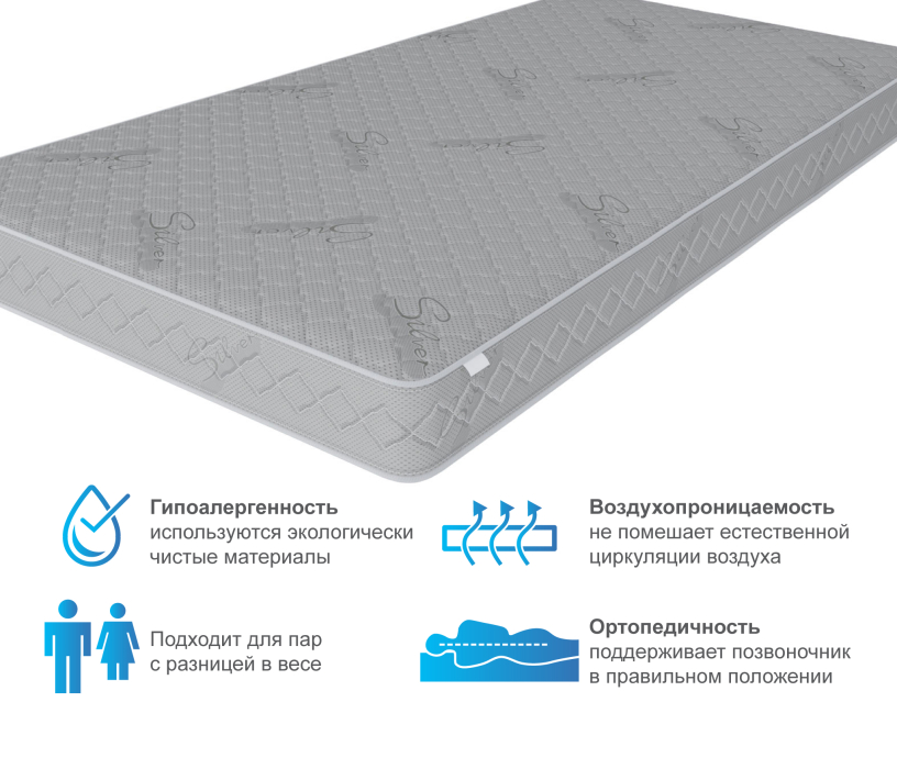 1400 x 2000, Матрас Фиеста 1400х2000