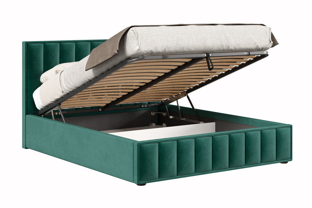 Мягкая кровать, Кровать Анкона 1600 с подъёмным механизмом