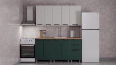 Кухонные гарнитуры, ГК Аленушка 1,6м Лаванда (без столешницы)