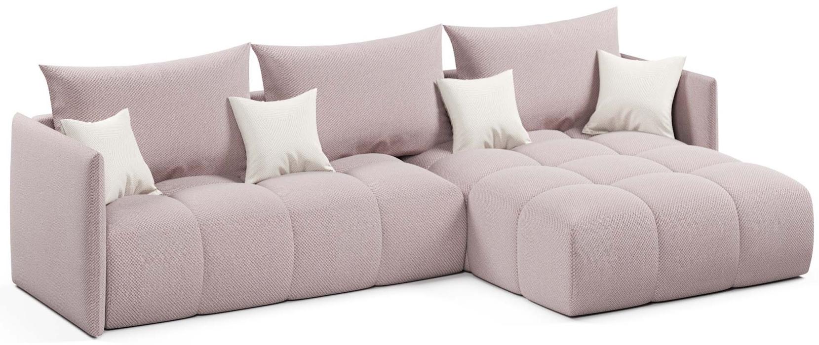 Диваны угловые, Диван угловой Лагуна еврокнижка, велюр