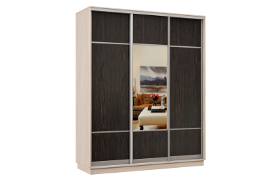 Шкаф-купе Премьер Лайт 33 (08;05;08) трехдверный