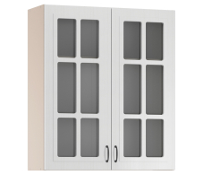 Регина, Регина шкаф навесной со стеклом 2 дв 80х93см