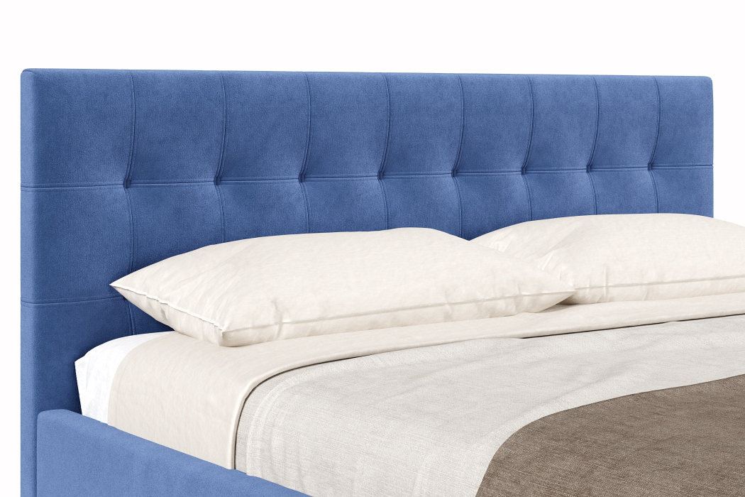 Мягкая кровать, Кровать Турин 1800 с подъёмным механизмом, велюр