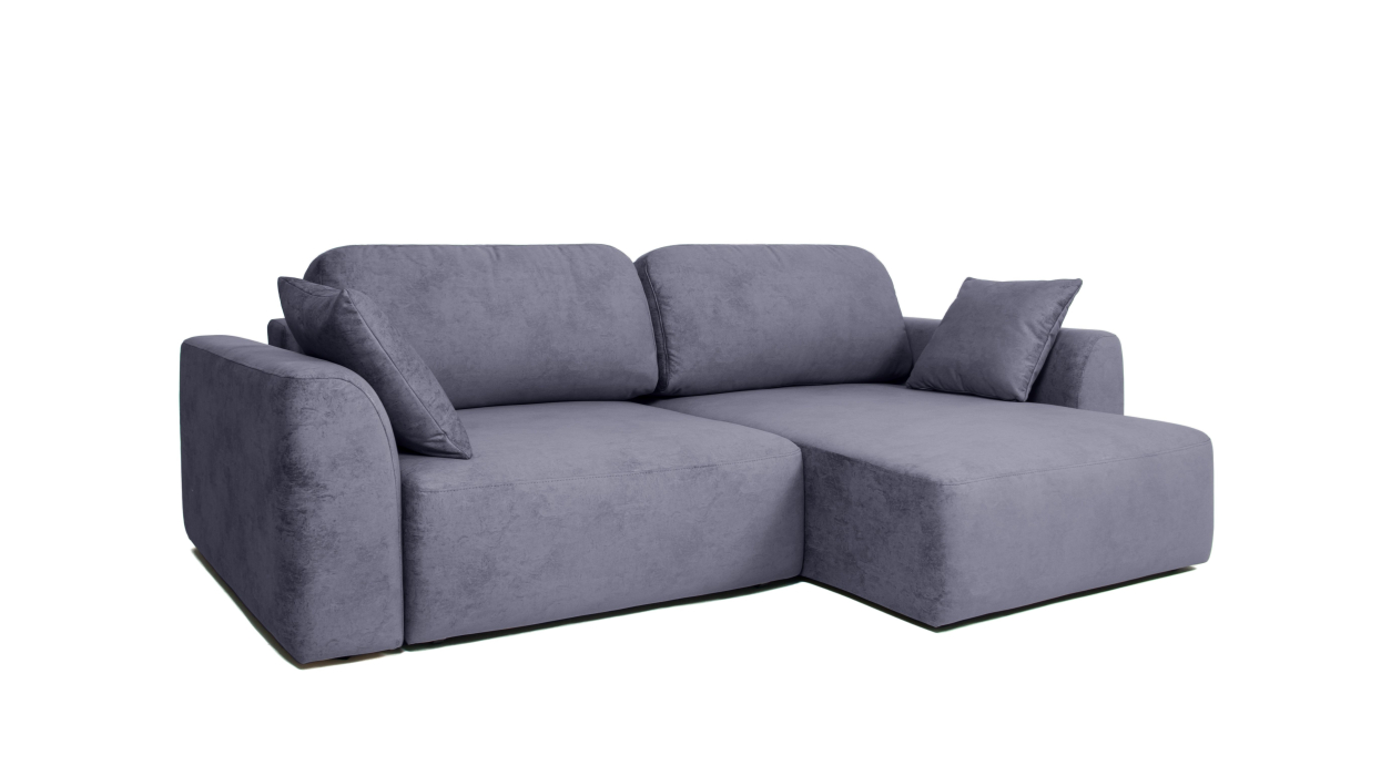 Диваны угловые в гостиную, Диван угловой Trump mini, велюр