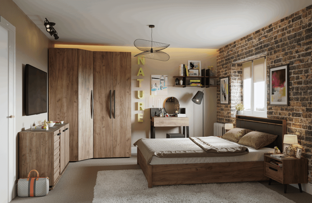 Тумбы, Модульная система Nature (модуль 41) Тумба прикроватная