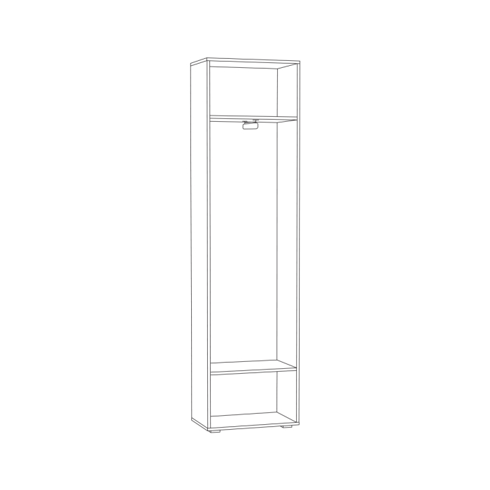 Для одежды, Шкаф для одежды Лайн 08.122