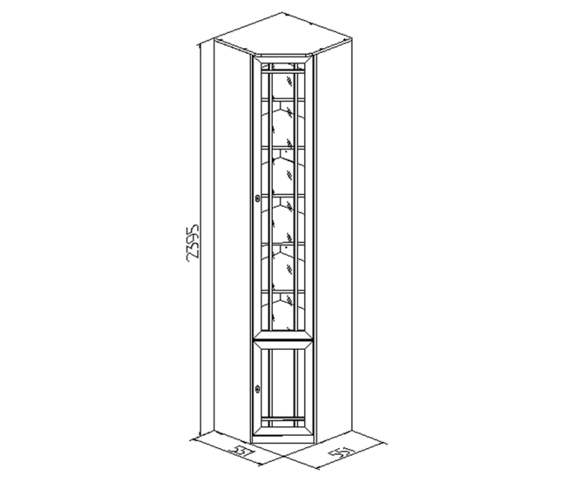 Для одежды, Sherlock 33 (библиотека) Шкаф для книг