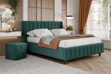 Мягкая кровать, Кровать Милана 1600 с подъёмным механизмом