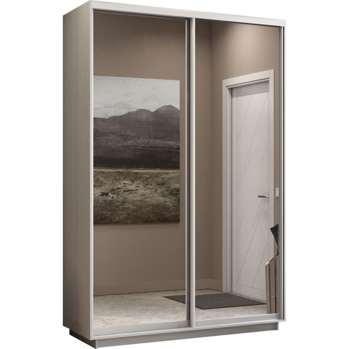 Шкафы-купе 2-х дверные, Шкаф-купе Экспресс Экспенс дуо 2200 x 1600 x 450