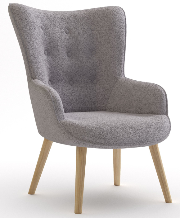 Кресло для отдыха, Кресло интерьерное Шелли, искусственный мех