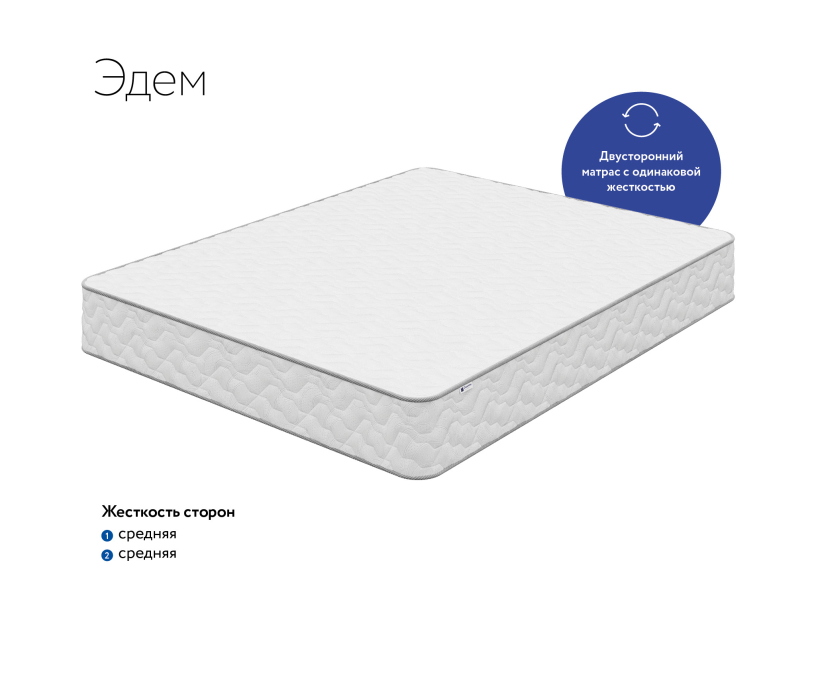Другие размеры, Матрас DreamLine Эдем 1200x1900