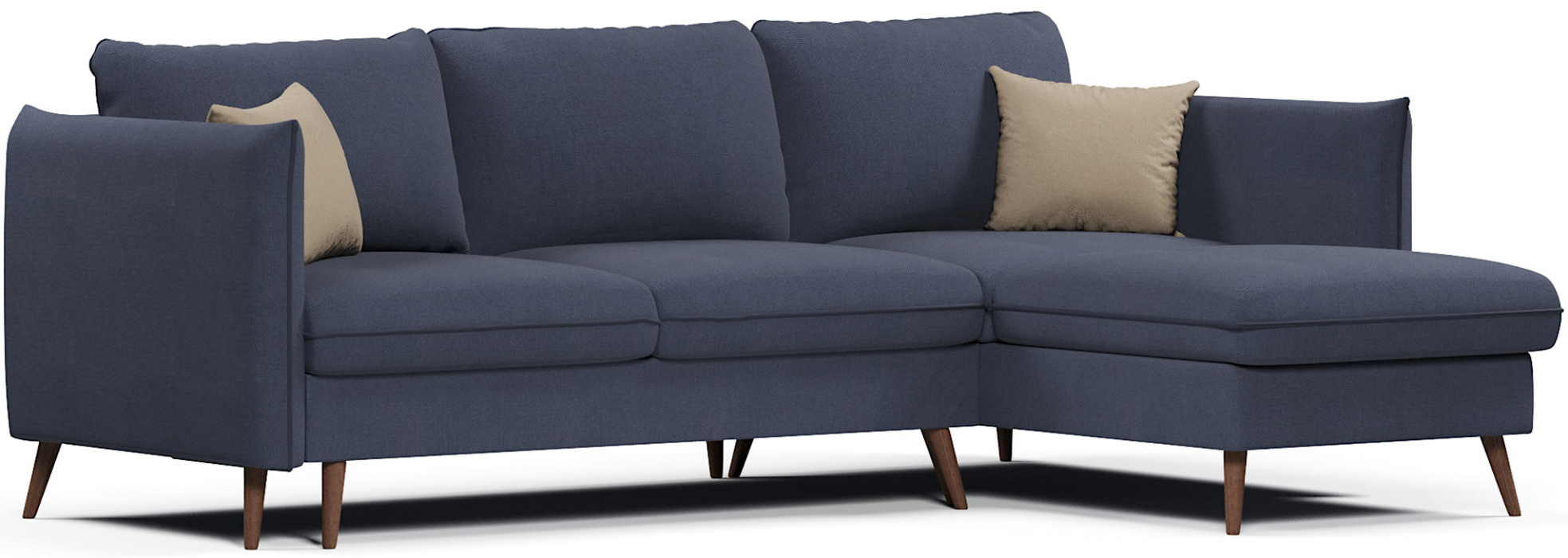 Диваны угловые, Диван угловой Пекин еврокнижка, велюр