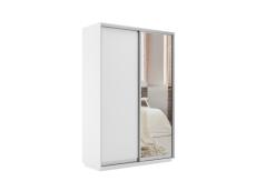 Шкафы-купе 2-х дверные, Шкаф-купе Экспресс Медиум дуо 2400 x 1600 x 450