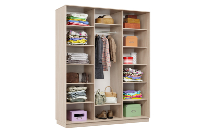 Шкаф-купе Премьер Лайт 30 (01;01;01) трехдверный