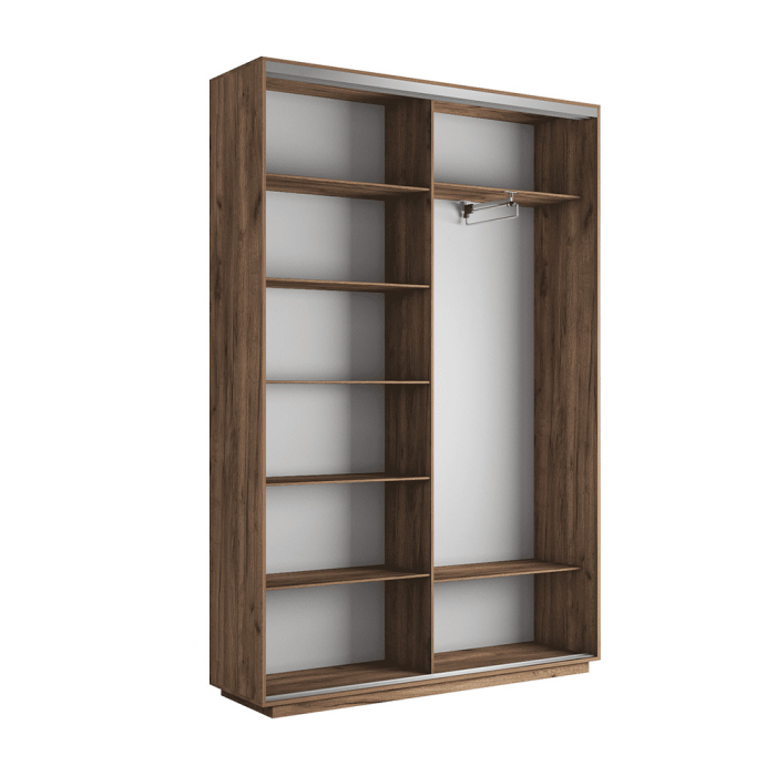 Шкафы-купе 2-х дверные, Шкаф-купе Экспресс 2-х дверный Фотопечать Шелк Стекла 140х45х240