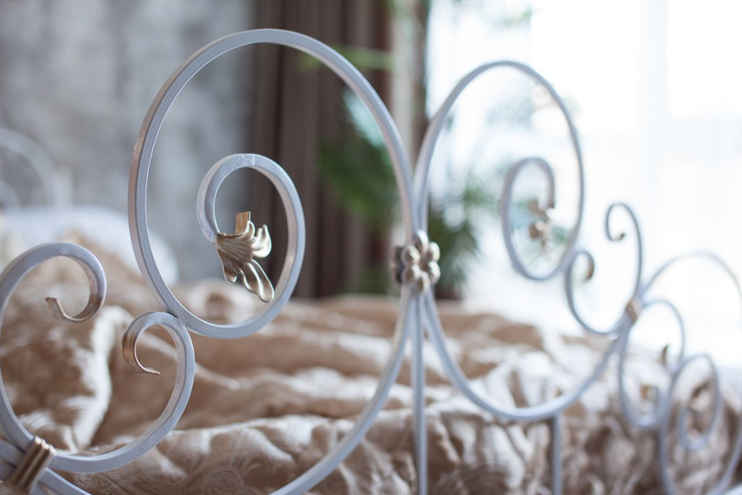 Кованые кровати, Кованая кровать Афина 1.6 с одной спинкой