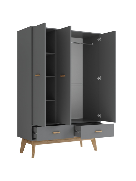 Шкафы распашные, Шкаф Радиорама 2123 1850х1190х500 мм