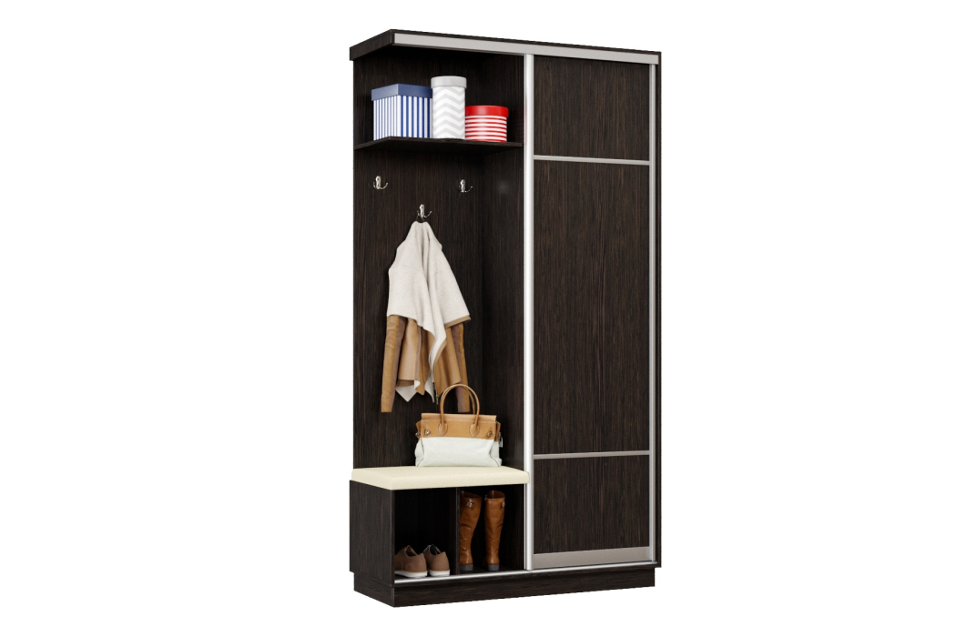 Прихожие, Прихожая Премьер 04 Лайт Мини 08 Левая Мягкая