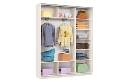 Шкаф-купе Премьер Лайт 23 (05;05;05) трехдверный