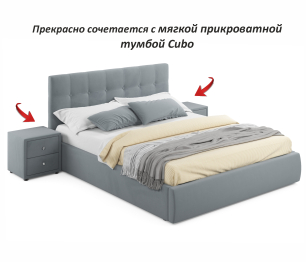 Мягкая кровать Selesta 1600 с подъемным механизмом