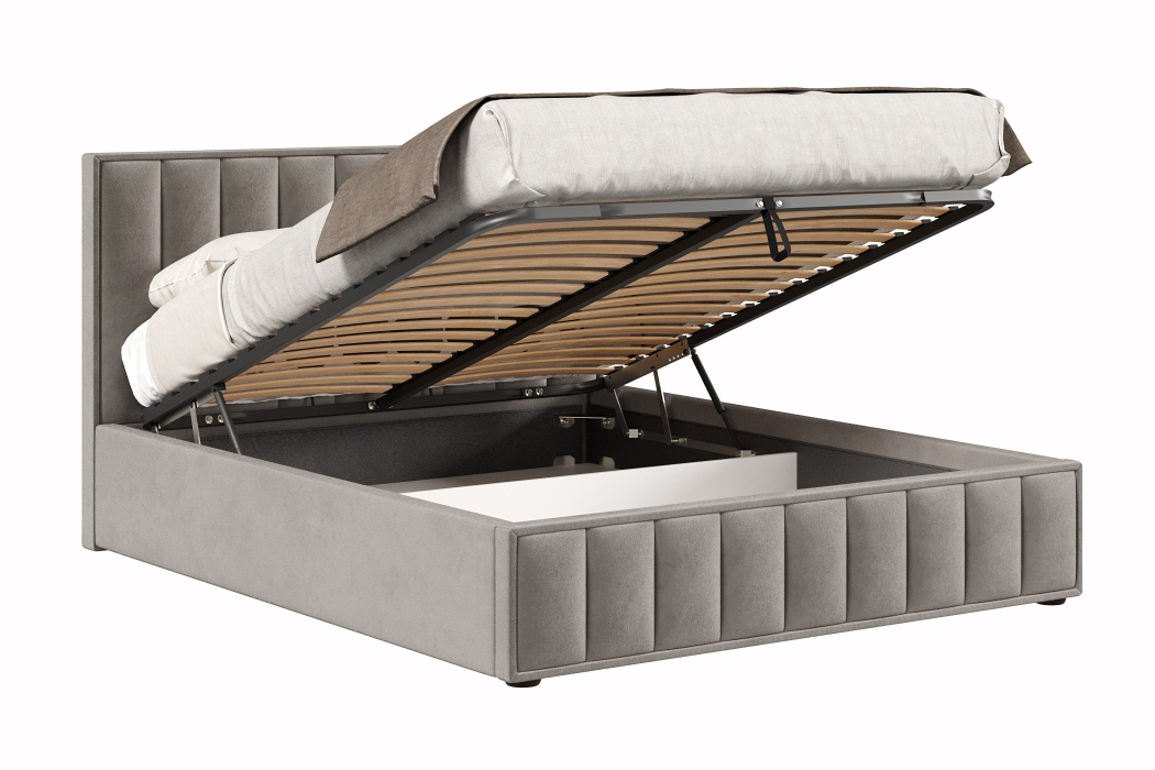 Мягкая кровать, Кровать Анкона 1600 с подъёмным механизмом