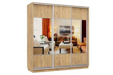 Шкаф-купе Премьер Лайт 33 (05;05;05) трехдверный