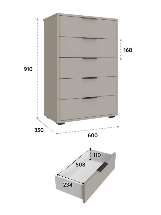 Комоды, Комод Оптима ОП-05