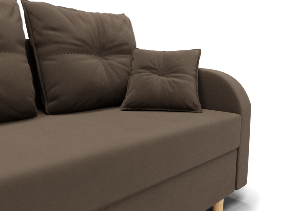 Диваны еврокнижки, Прямой диван Генри,еврокнижка,велюр