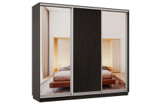 Шкафы-купе 3-х дверные, Шкаф-купе Премьер Лайт 55 (01;02;01) трехдверный