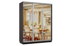 Шкафы-купе 3-х дверные, Шкаф-купе Премьер Лайт 30 (11;11;11) трехдверный