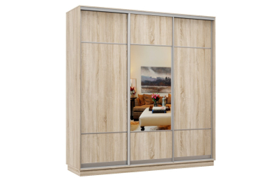 Шкаф-купе Премьер Лайт 44 (08;05;08) трехдверный