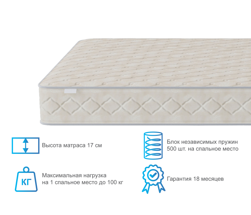 900 x 2000, Матрас Престиж-Монпелье 900*2000