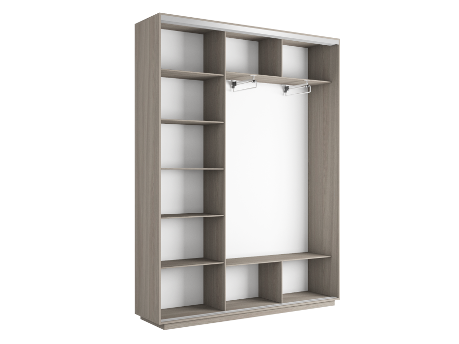 Шкафы-купе 3-х дверные, Шкаф-купе Экспресс Экспенс трио 2200 x 1800 x 450